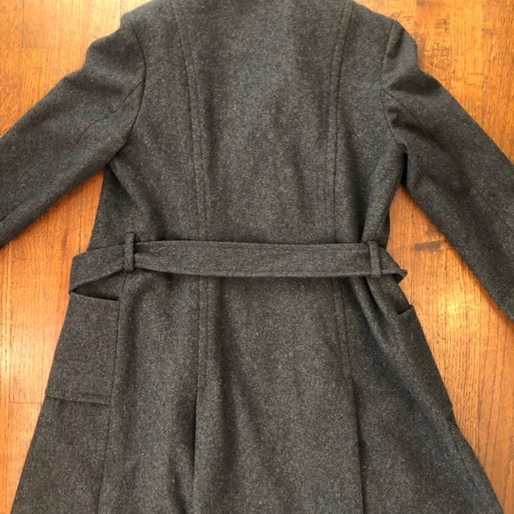 Charcoal Grey Steve Madden Peacoat - Picture 3 of 4